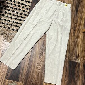 Giorgio sant’ Angelo high waisted linen pants